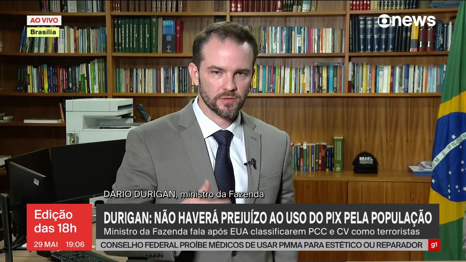 Ministro da Fazenda alerta que classificação do PCC e CV como terroristas pode prejudicar economia brasileira