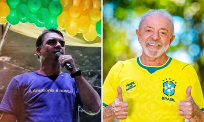 Flávio Bolsonaro e Lula disputam simbolismo da camisa da Seleção durante a Copa do Mundo - camisa da Seleção Brasileira