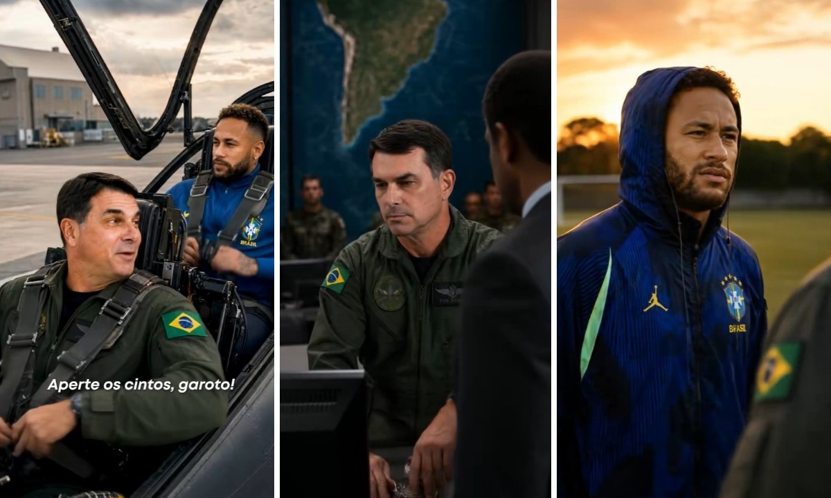 Flávio Bolsonaro usa vídeo de IA para defender Neymar após crítica de Lula na Copa 2026 - Flávio Bolsonaro vídeo IA Neymar