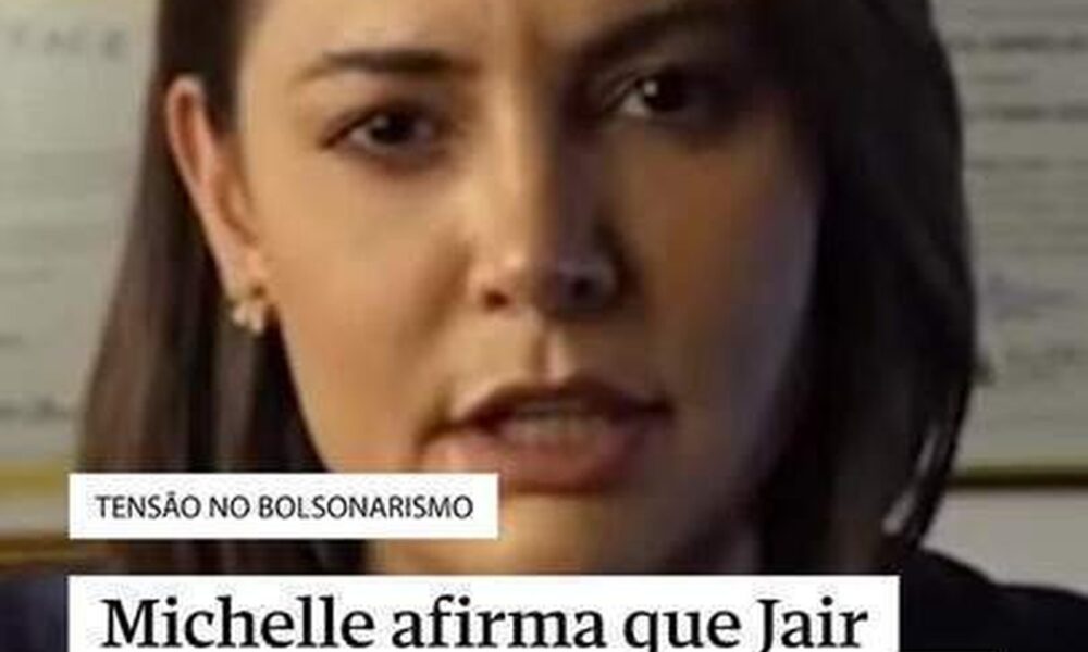 Michelle Bolsonaro e Flávio Bolsonaro: disputa pelo comando do bolsonarismo ganha destaque nacional