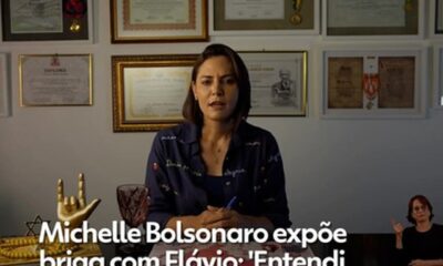Michelle Bolsonaro revela conflito com Flávio Bolsonaro sobre aliança política no Ceará - Michelle Bolsonaro conflito Flávio Bolsonaro
