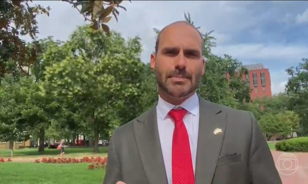 STF julga acusação de coação contra Eduardo Bolsonaro em processo sobre tentativa de golpe de 2022 - Eduardo Bolsonaro coação STF