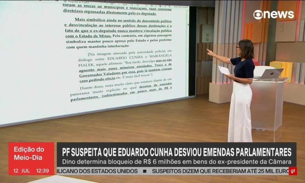 Defesa de Eduardo Cunha nega irregularidades após bloqueio de R$ 6 milhões por suspeita de desvio - bloqueio de bens Eduardo Cunha