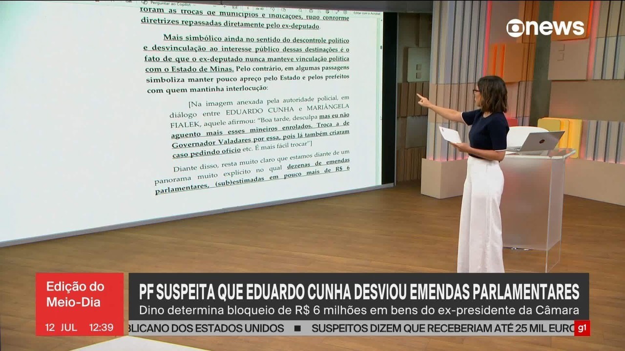 Defesa de Eduardo Cunha nega irregularidades após bloqueio de R$ 6 milhões por suspeita de desvio - bloqueio de bens Eduardo Cunha