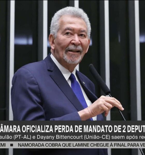 Deputados que assumem vagas na Câmara após perda dos mandatos de Paulão e Dayany Bittencourt - retotalização de votos Câmara dos Deputados