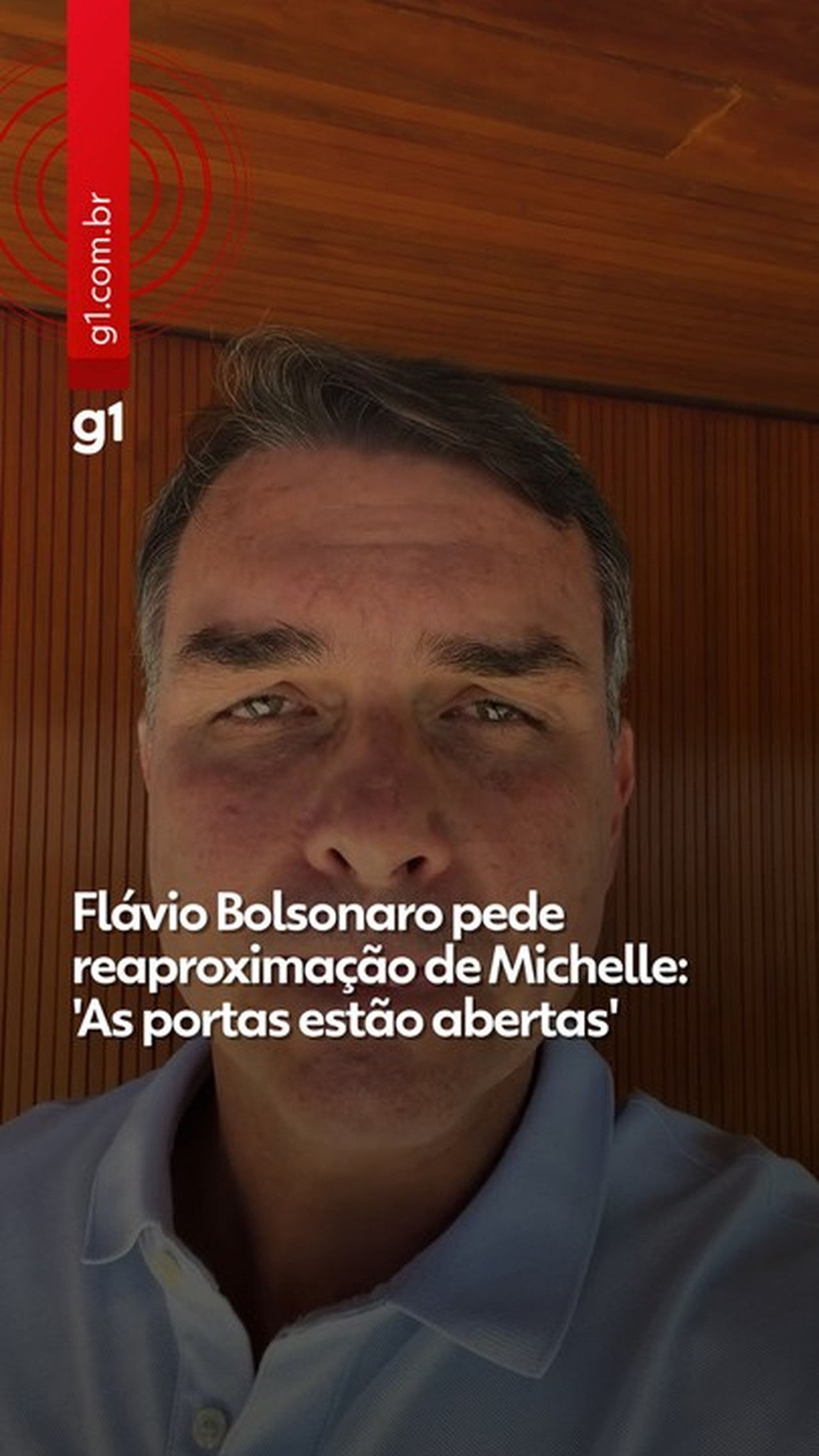 Flávio Bolsonaro reforça pedido de apoio a Michelle para campanha presidencial do PL - Flávio Bolsonaro pedido de desculpas