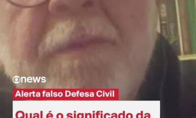 Hacker que enviou alerta falso da Defesa Civil aprendeu a técnica em curso do governo, diz Ministério - alerta falso Defesa Civil