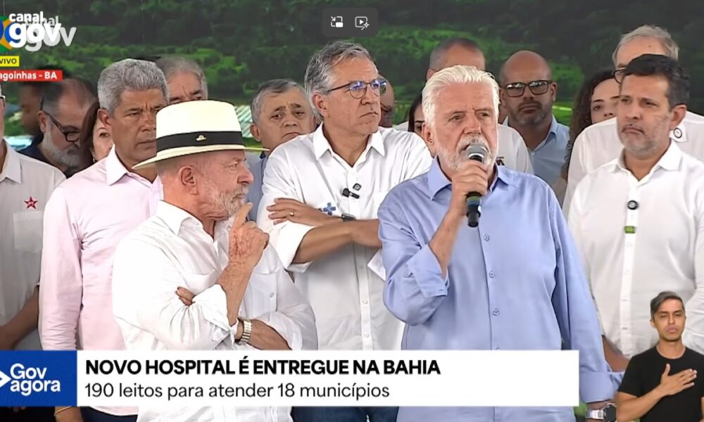 Lula e Jaques Wagner juntos na Bahia após mudança na liderança do governo no Senado - Lula na Bahia