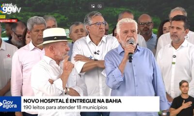 Lula e Jaques Wagner juntos na Bahia após mudança na liderança do governo no Senado - Lula na Bahia