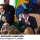 Lula faz gesto polêmico durante evento oficial e rebate comentário sobre pobres - Lula gesto polêmico