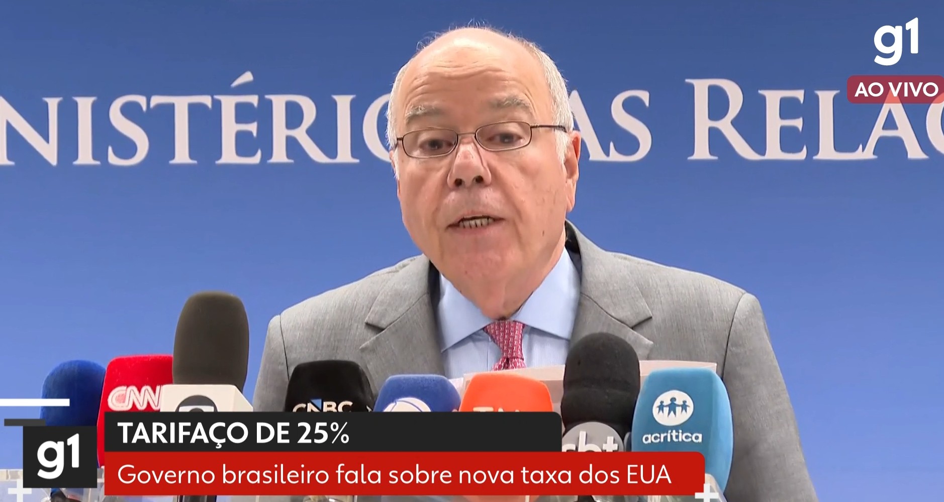Ministro Mauro Vieira critica declarações de Marco Rubio e rejeita novas tarifas dos EUA ao Brasil
