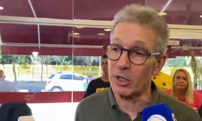 Romeu Zema defende direito de Bolsonaro enviar cartas e critica ministro Moraes em campanha presidencial