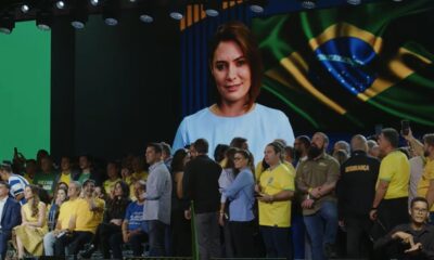Trégua entre Flávio e Michelle Bolsonaro revela crise e desconfiança nos bastidores do PL - Flávio Bolsonaro e Michelle Bolsonaro