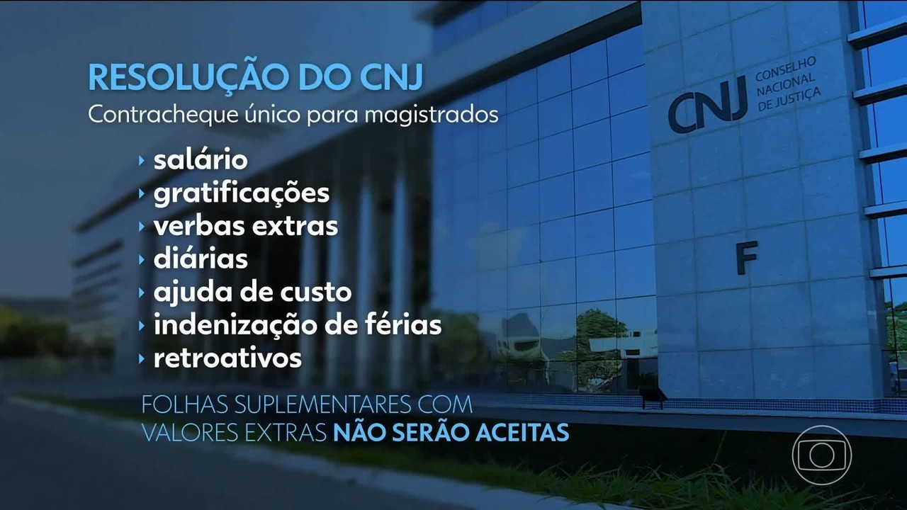 CNJ pode aprovar contracheque único para magistrados e controlar penduricalhos - contracheque único CNJ