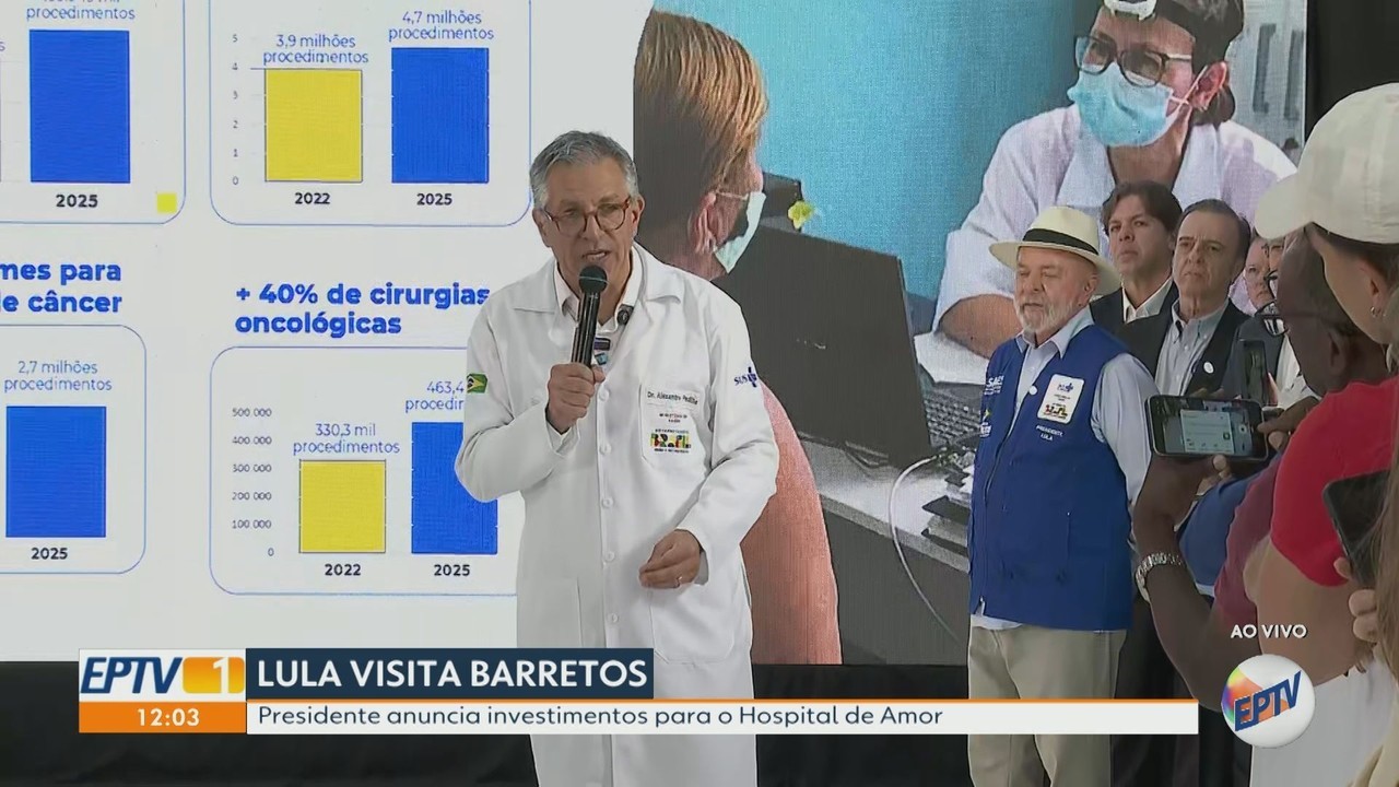 Lula destaca transparência financeira em hospital de Barretos e faz indireta a Flávio Bolsonaro - Hospital de Amor Barretos