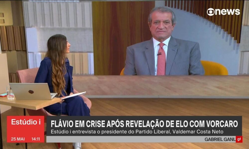 Valdemar Costa Neto reafirma Flávio Bolsonaro como candidato do PL após polêmica com banqueiro Vorcaro - Flávio Bolsonaro pré-candidato